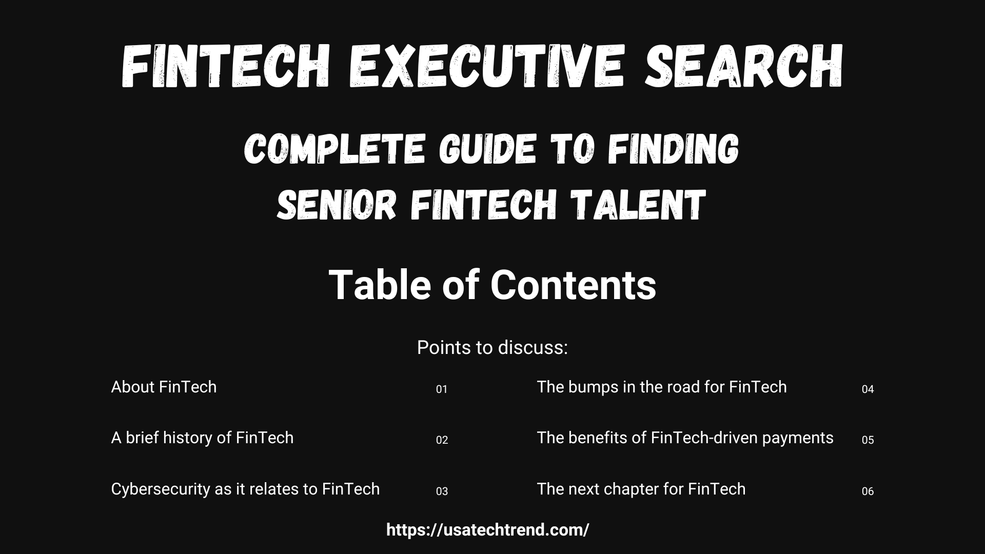 Fintech Executive Search: Complete Guide to Finding Senior Fintech Talent