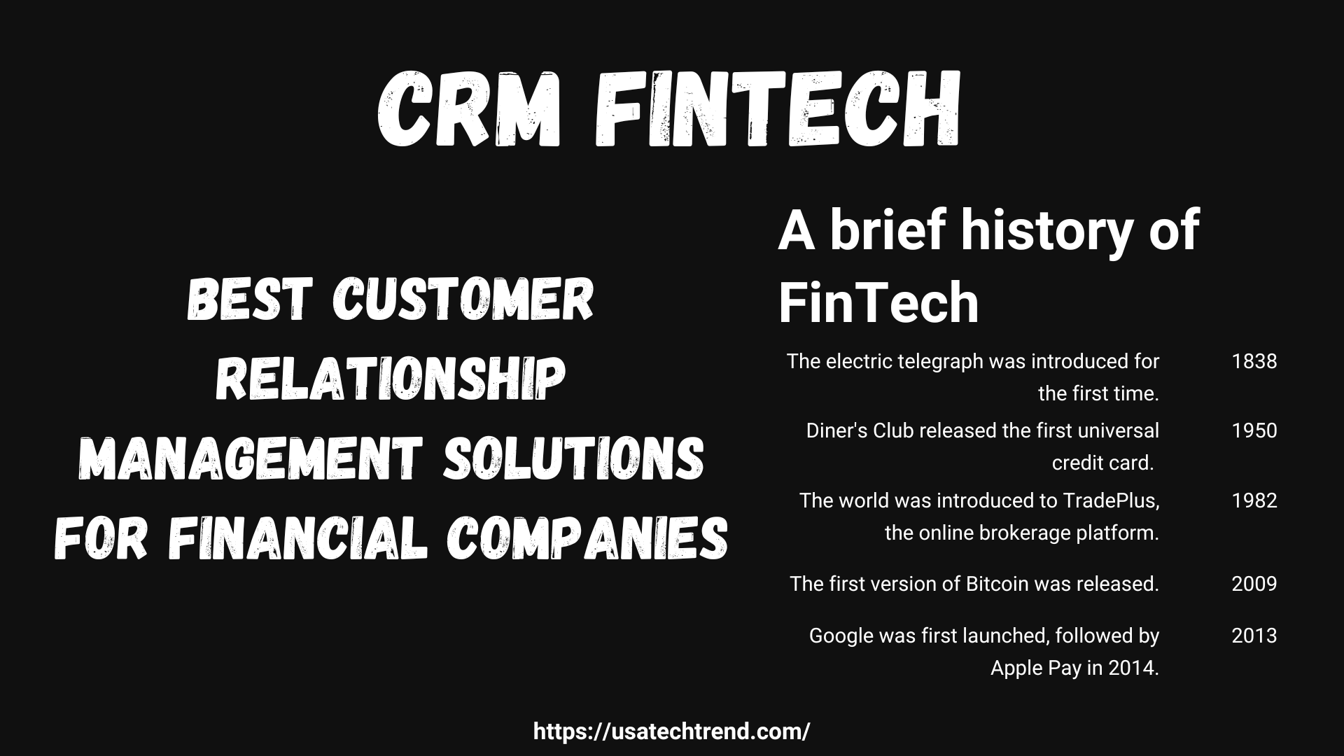 CRM Fintech: Best Customer Relationship Management Solutions for Financial Companies